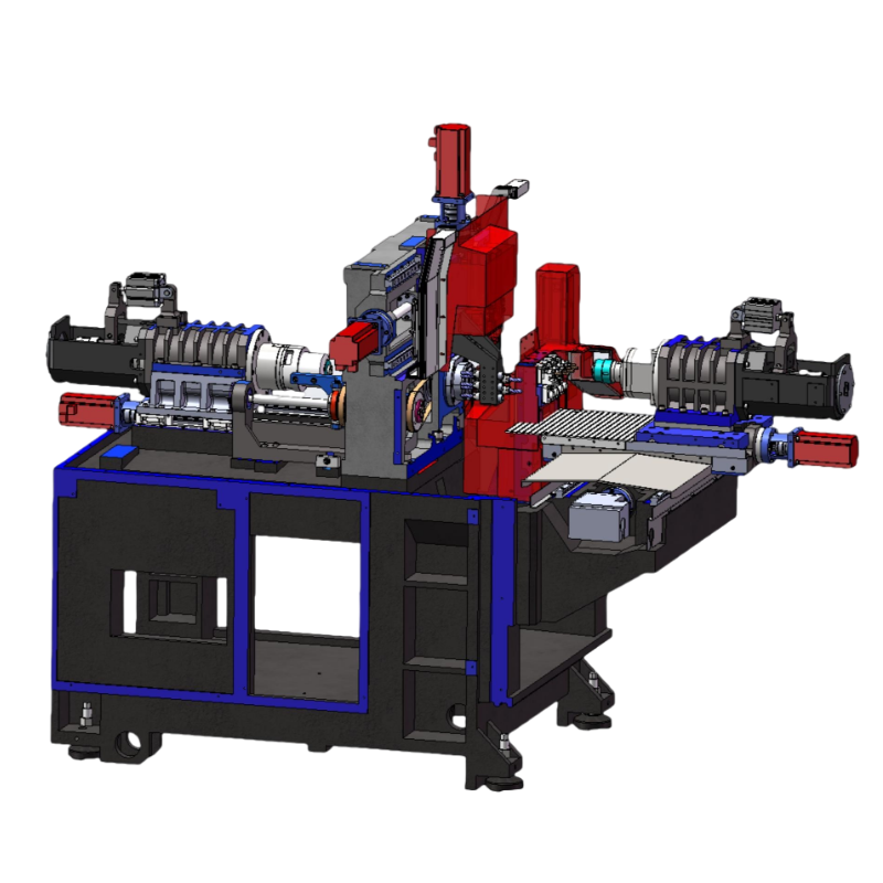 Swiss-type lathe bare machine