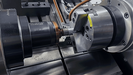cnc lathe with sub spindle
