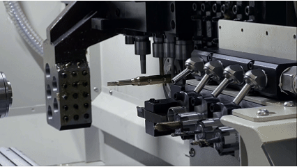 cnc swiss type automatic lathe