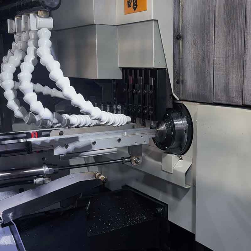 3-Axis Swiss turning Lathe Layout